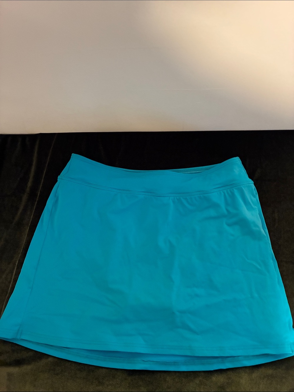 Lands' End Women's Swim Mini Skort in Turquoise